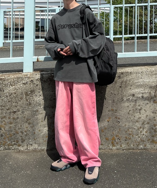 「Perushu」 デニムパンツ LARGE グリーン メンズ_画像9