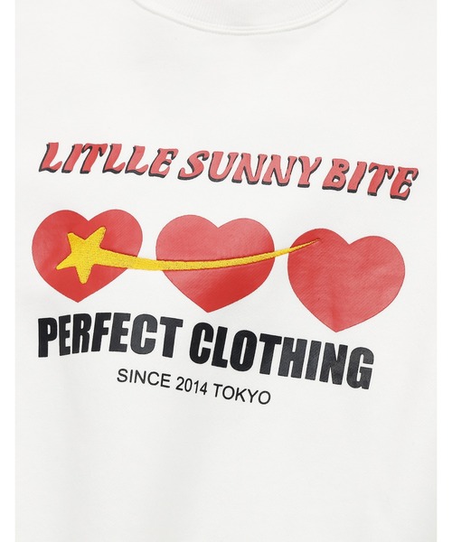 「Little sunny bite」 スウェットカットソー MEDIUM ブルー レディース_画像5