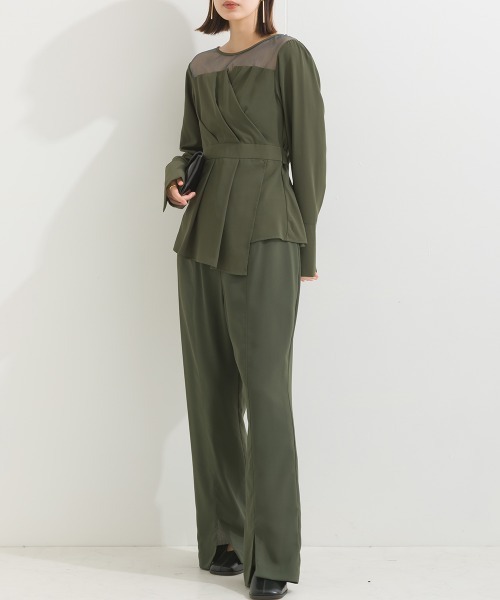 「terrace」 セットアップ MEDIUM ブラック レディース_画像9