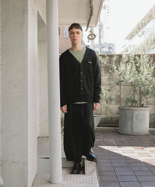 「PENNEYS」 ニットカーディガン L イエロー メンズ_画像6