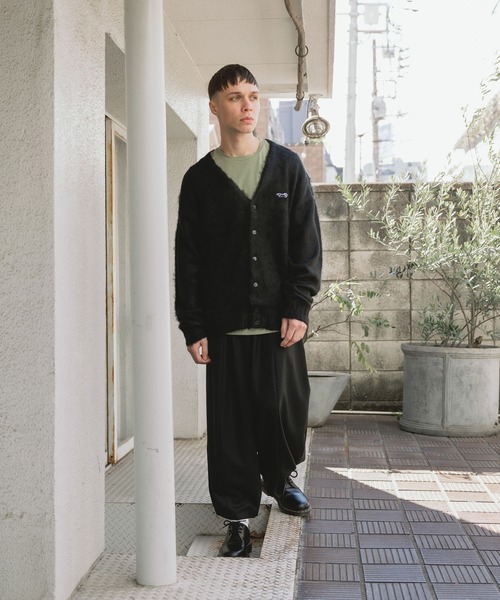 「PENNEYS」 ニットカーディガン L イエロー メンズ_画像7