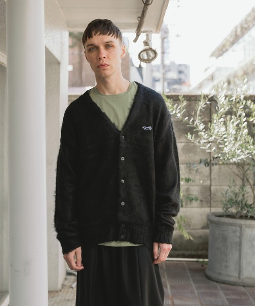 「PENNEYS」 ニットカーディガン L イエロー メンズ_画像8