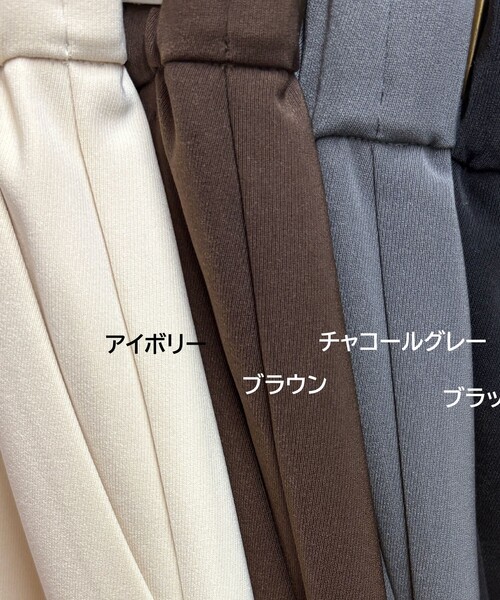 「fredy emue」 イージーパンツ 38 ブラウン レディース_画像5