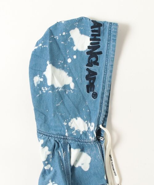 シャツ AAPE MAIN LONG SLEEVE HOODIE SHIRT メンズの画像