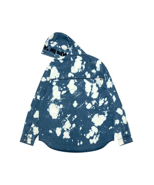 シャツ AAPE MAIN LONG SLEEVE HOODIE SHIRT メンズの画像