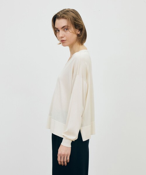 DES PRES（デプレ） ニット セーター マットシルク Vネックプル 