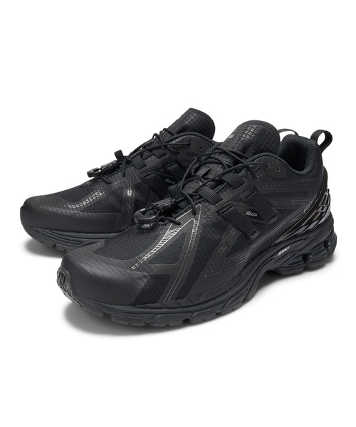 「New Balance」 ローカットスニーカー 23.5cm ブラック メンズ