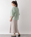 「GLOBAL WORK」 半袖シャツ FRE...の詳細画像1