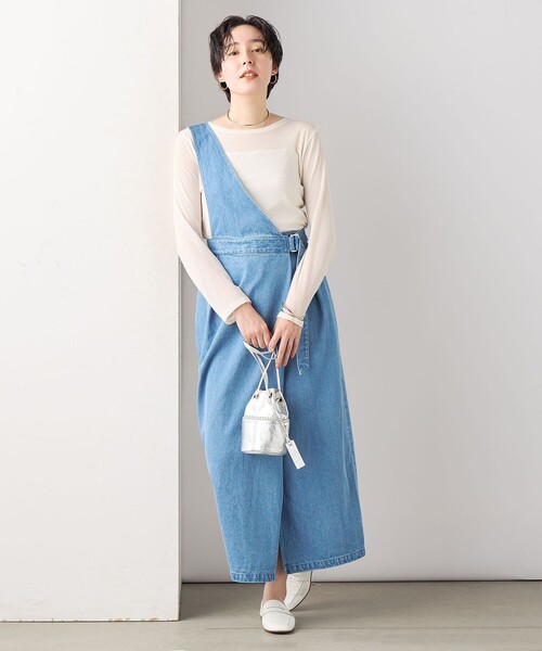 「Rie Miller」 サロペットスカート FREE ブルー系その他7 レディース_画像5