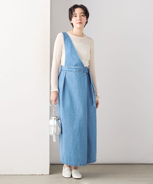 「Rie Miller」 サロペットスカート FREE ブルー系その他7 レディース_画像7