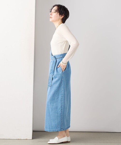 「Rie Miller」 サロペットスカート FREE ブルー系その他7 レディース_画像8