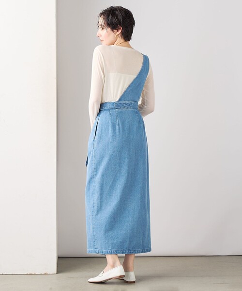 「Rie Miller」 サロペットスカート FREE ブルー系その他7 レディース_画像9