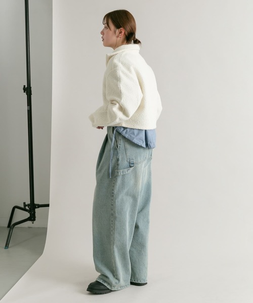 「KBF」 ブルゾン ONE ネイビー レディース_画像8