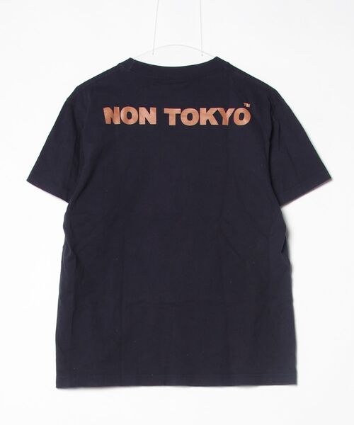 「NON TOKYO」 半袖Tシャツ 1 ネイビー レディース_画像2