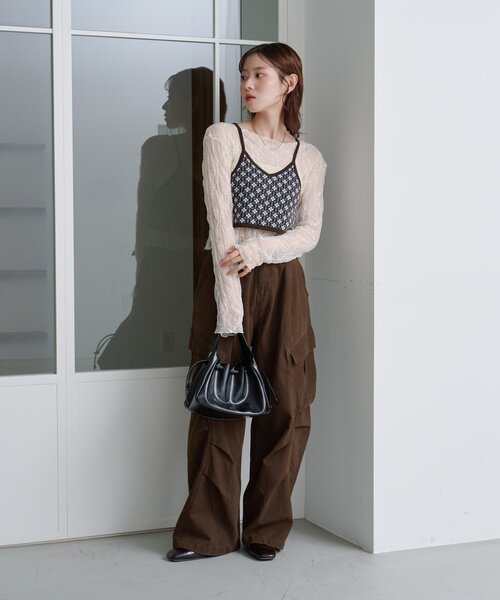 「Kastane」 カーゴパンツ 0 ブラウン レディース_画像8