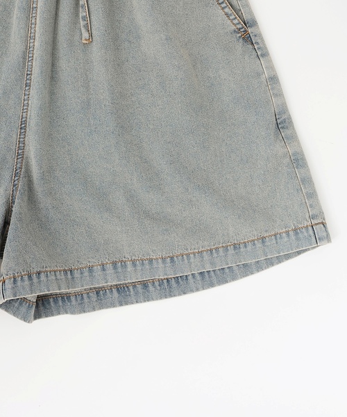 ワンピース 「LTXC/接触冷感」デニムシャツセットアップ キッズ 子供服 女の子の画像