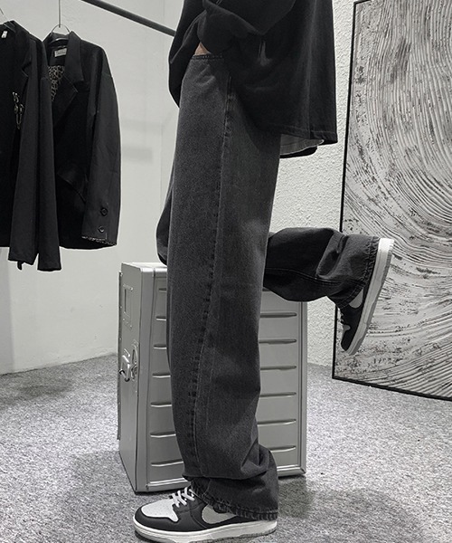 「Shoowtime」 デニムパンツ LARGE ブラック メンズ_画像5