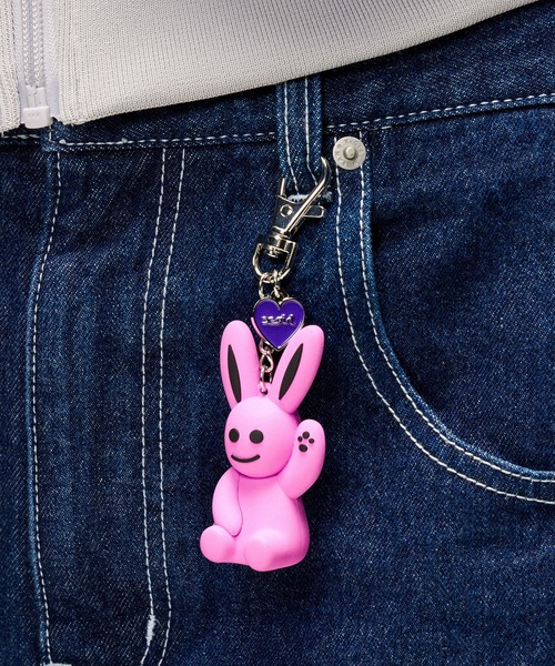 X-girl（エックスガール） キーホルダー BUNNY AND HEART KEY CHARM
