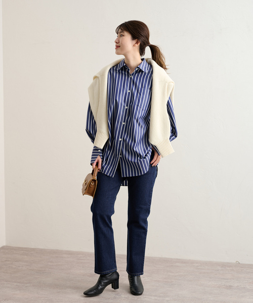 「501」 デニムパンツ 31cm ブルー レディース_画像2