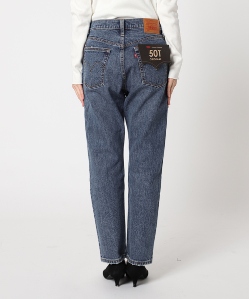 「501」 デニムパンツ 31cm ブルー レディース_画像4