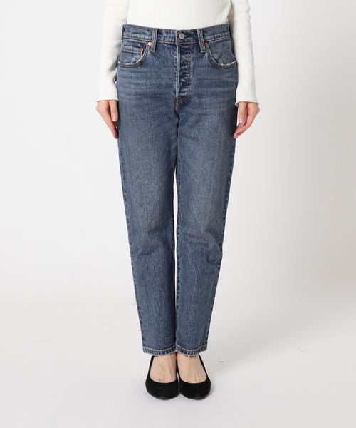 「501」 デニムパンツ 31cm ブルー レディース_画像9