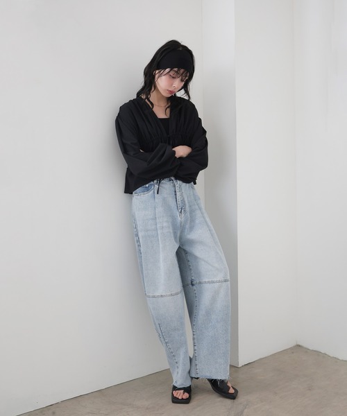 「LIAN」 デニムパンツ SMALL ブルー系その他 レディース_画像7