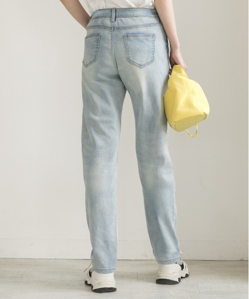 「ad thie」 デニムパンツ MEDIUM ダークブルー レディース_画像2