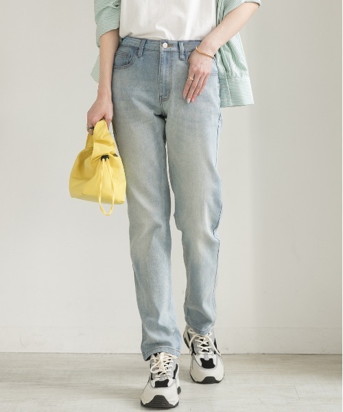 「ad thie」 デニムパンツ MEDIUM ダークブルー レディース_画像3