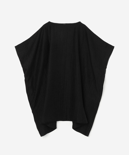 ブラウス シャツ eunoia｜ボートネックポンチョ WOMEN レディースの画像