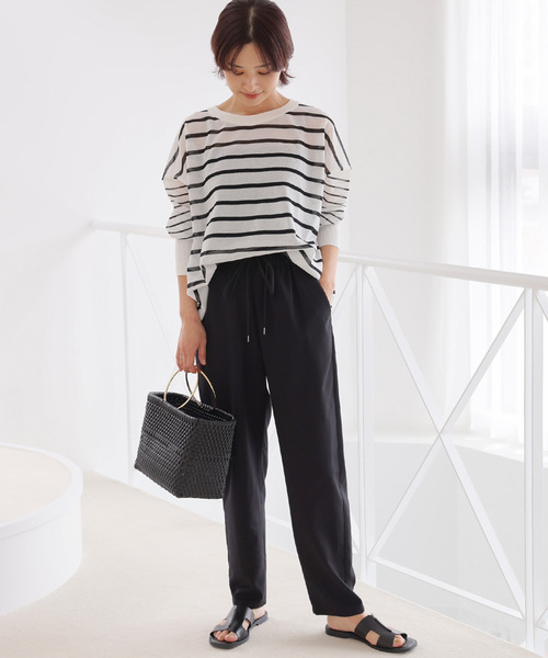 「JOURNAL STANDARD relume」 イージーパンツ 38 グレー レディース_画像8