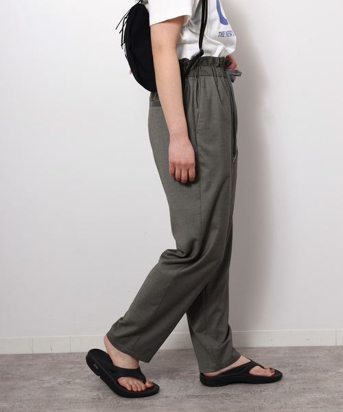 「JOURNAL STANDARD relume」 イージーパンツ 38 グレー レディース_画像9