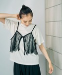 tシャツ 半袖 2WAYレースキャミT 816...の詳細画像2