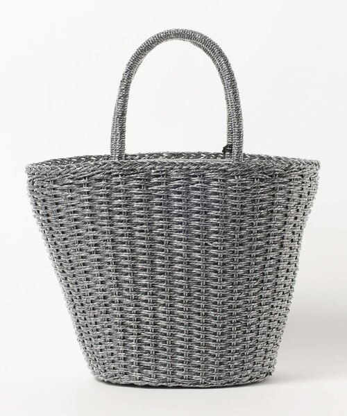 「BEAMS HEART」 かごバッグ ONE SIZE オフホワイト レディース_画像9