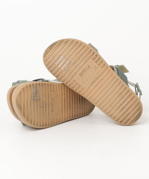「melissa」 フラットサンダル US8 グリーン レディース_画像3