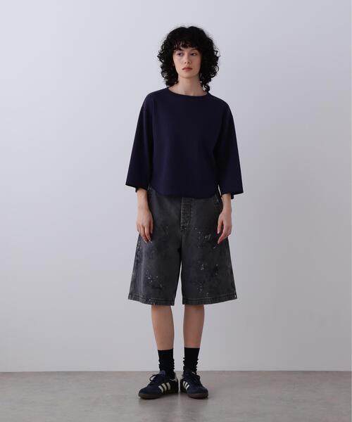 パンツ YLEVE / HAND PAINT DENIM SHORTS YLEVE（イレーヴ） ジーンズ デニム デニムパンツ YLEVE / HAND PAINT