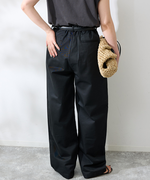 B.C STOCK（ベーセーストック） ワイドパンツ パンツ ボリュームタック