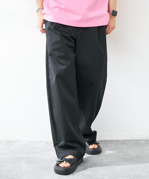 B.C STOCK（ベーセーストック） ワイドパンツ パンツ ボリュームタック