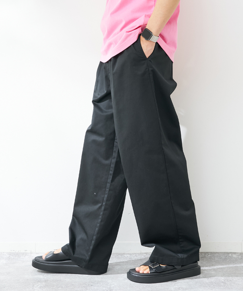 B.C STOCK（ベーセーストック） ワイドパンツ パンツ ボリュームタック
