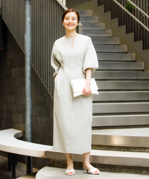 IENA ホワイト 半袖 ロングワンピース IENA（イエナ） 長袖ワンピース 36 ホワイト レディース : ZOZOTOWN