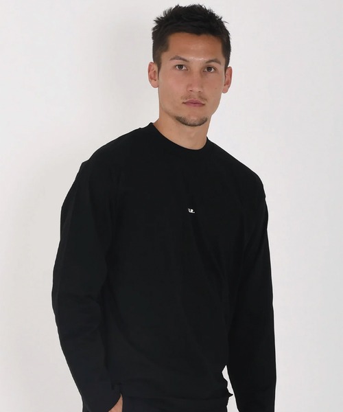 「BALR.」 長袖Tシャツ - ブラック×ホワイト メンズ_画像4
