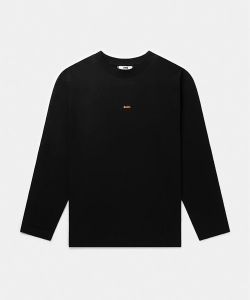 「BALR.」 長袖Tシャツ - ブラック×ホワイト メンズ_画像9
