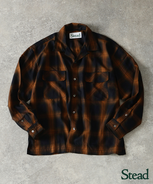 JOURNAL STANDARD J.S HOMESTEAD シャツ Stead / テンセル オンブレ