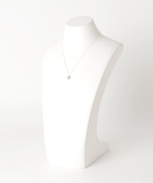 con affetto ネックレス K10ダイヤデザインネックレス レディース