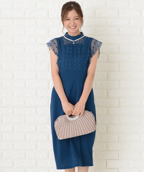 Lace Ladies（レースレディース） ドレス ノースリーブレースデザイン