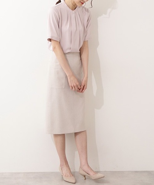 NATURAL BEAUTY BASIC マルチサイズ ブラウス シャツ フロント