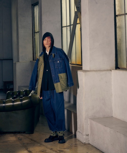 Wizzard ジーンズ ウィザード / WASHED DOCKING DENIM ARMY PANTS 