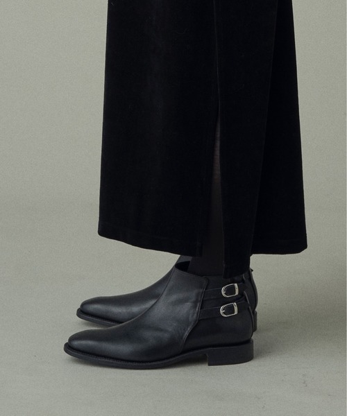 ブーツ DOUBLE STRAP JODHPURS BOOTS メンズ レディースの画像