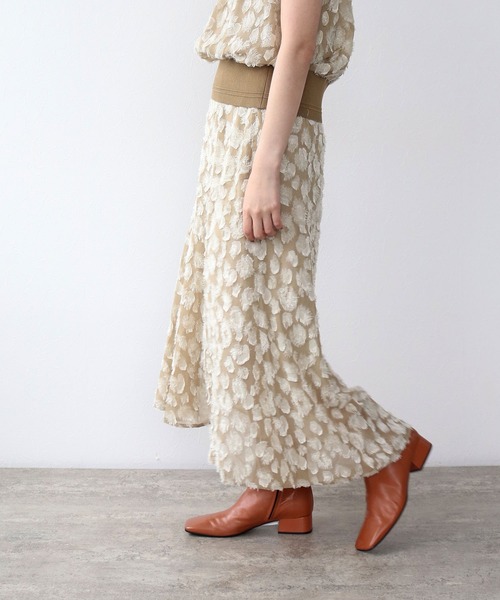 DRESSLAVE（ドレスレイブ） スカート reopard jacquard flare skirt