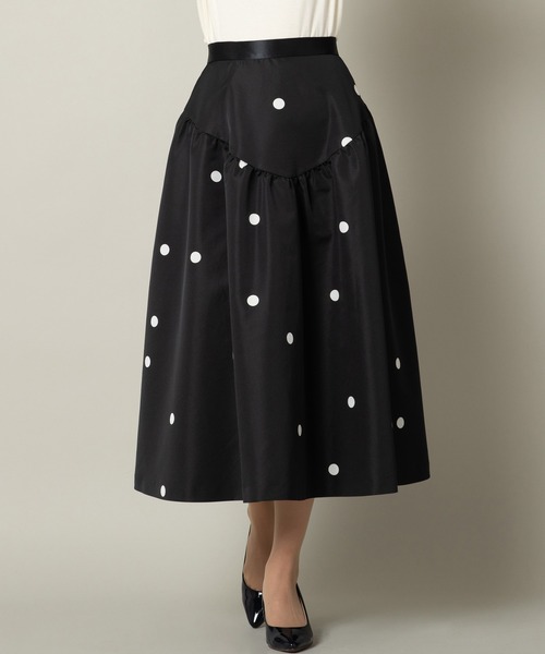 新品　ローズティアラ　定価¥1万7600円　ロングスカート　フレアー Rose Tiara スカート ドットフレアスカート : ZOZOTOWN Yahoo!店