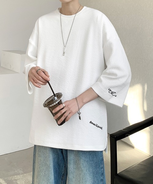 tシャツ 「FVLMEN」onepoint logo halfsleeve tee/ワンポイント